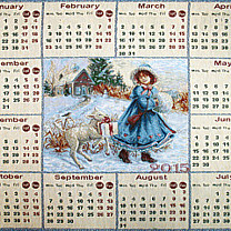 Гобеленовый календарь «Зимняя сказка»