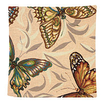 Гобеленовый декоративный чехол для подушки «Бабочки»